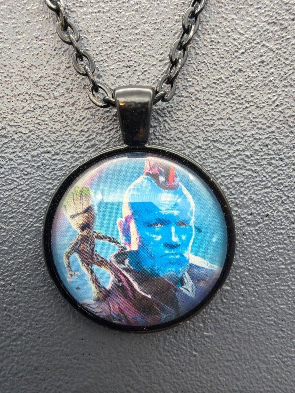 Yondu Groot Pendant Necklace 24 In Black Chain Guardians Of The Galaxy